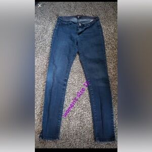 Cello Blue Denim Jeans, women’s size 11 Stretch Skinny Fit Blue Denim Jeans